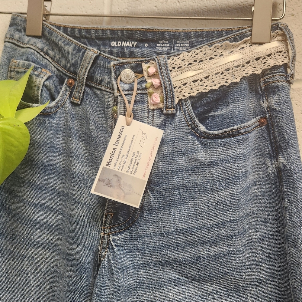 Hand painted jeans - Picture 4 of 7